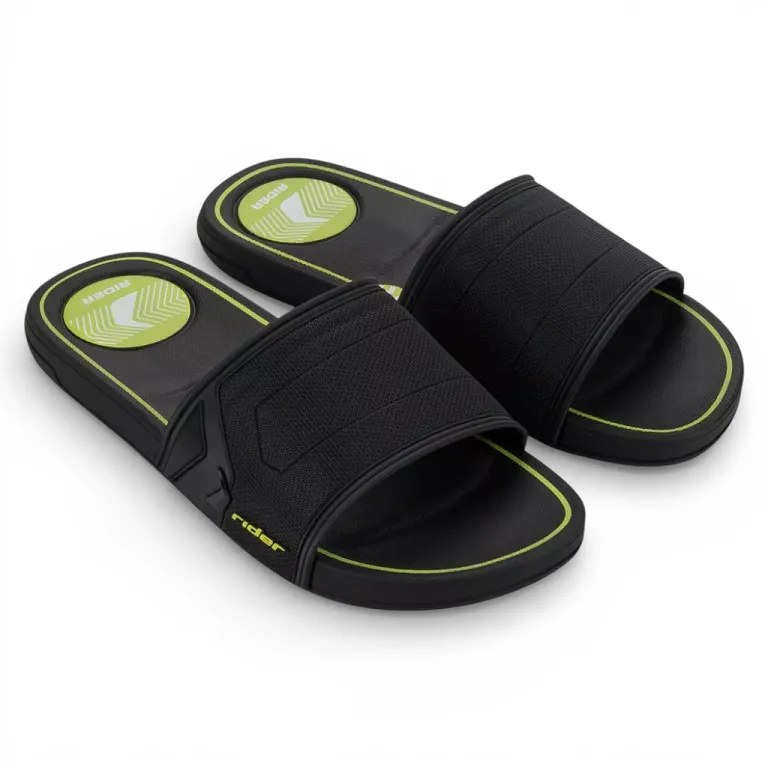 Sandalia Hombre Negro Verde Start Rider