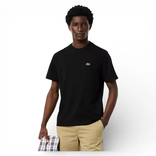 Polera Hombre Negra Lacoste