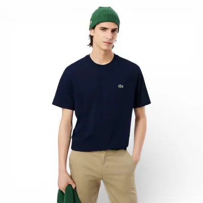 Polera Algodón Hombre TH7318 Azul Lacoste