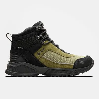 Botin Hombre Hill Hiker Verde Negro Lippi
