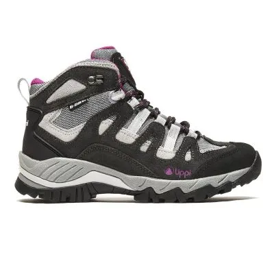 Botin Mujer Puelo Cs Hi Grafito Fucsia Lippi