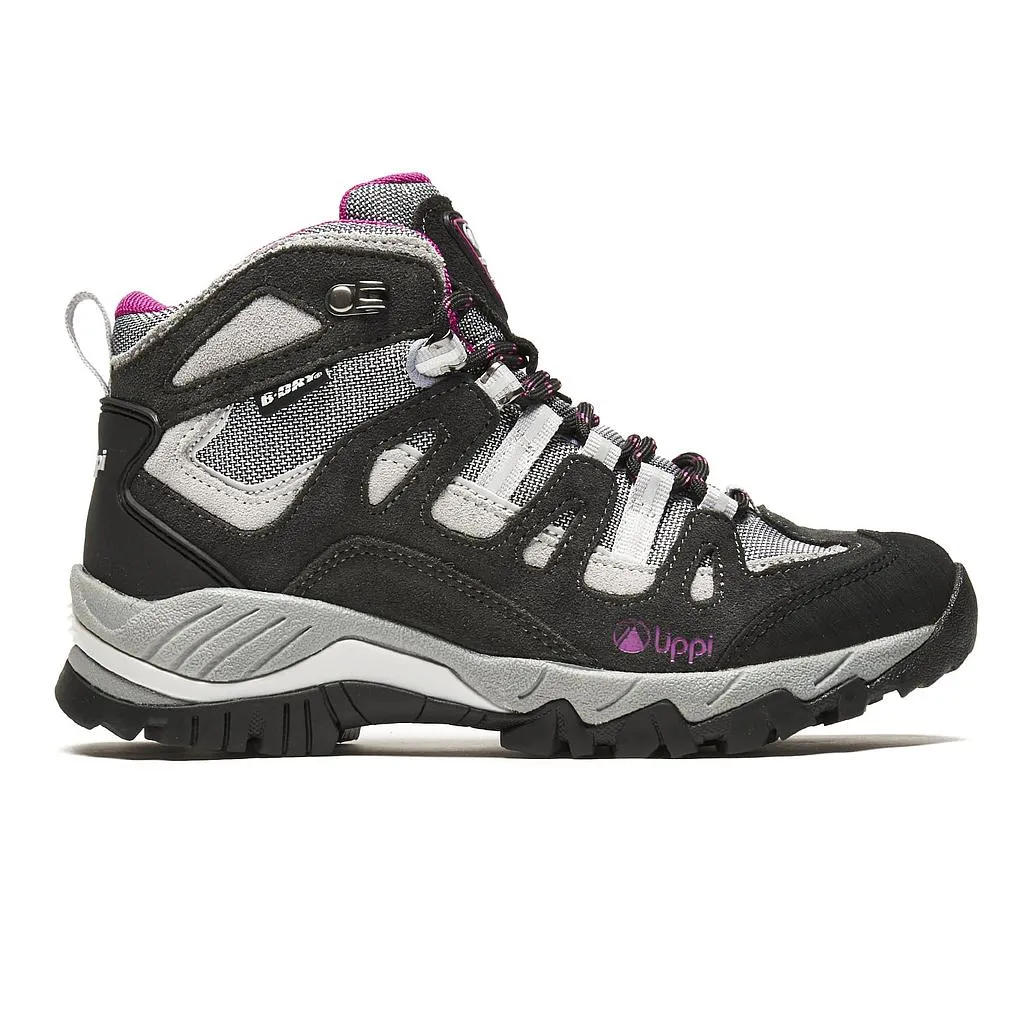 Botin Mujer Puelo Cs Hi Grafito Fucsia Lippi