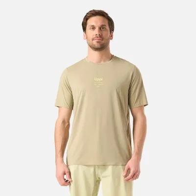 Polera Hombre M Air Q-Dry T-Shirt Verde Oliva Lippi