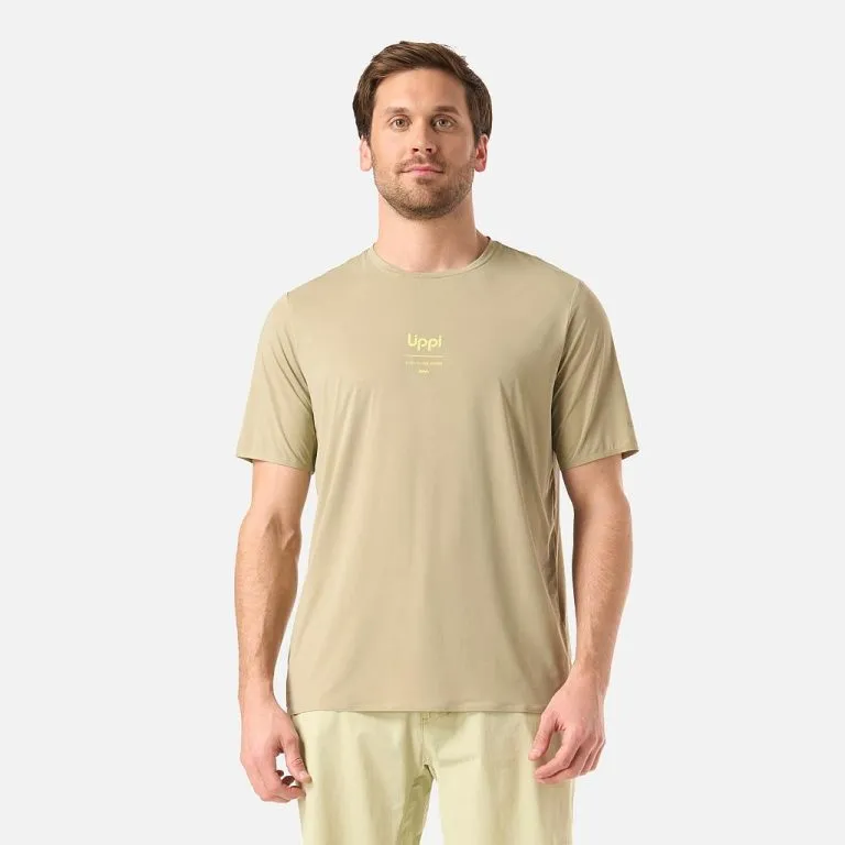 Polera Hombre M Air Q-Dry T-Shirt Verde Oliva Lippi
