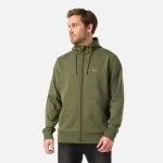 Poleron Hombre Ulmo Full Zip Hoody Sweatshirt Verde Musgo Lippi