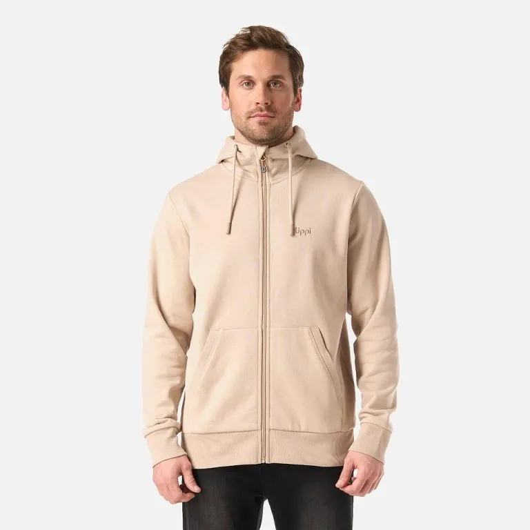 Poleron Hombre Ulmo Hoody Sweatshirt Beige Lippi