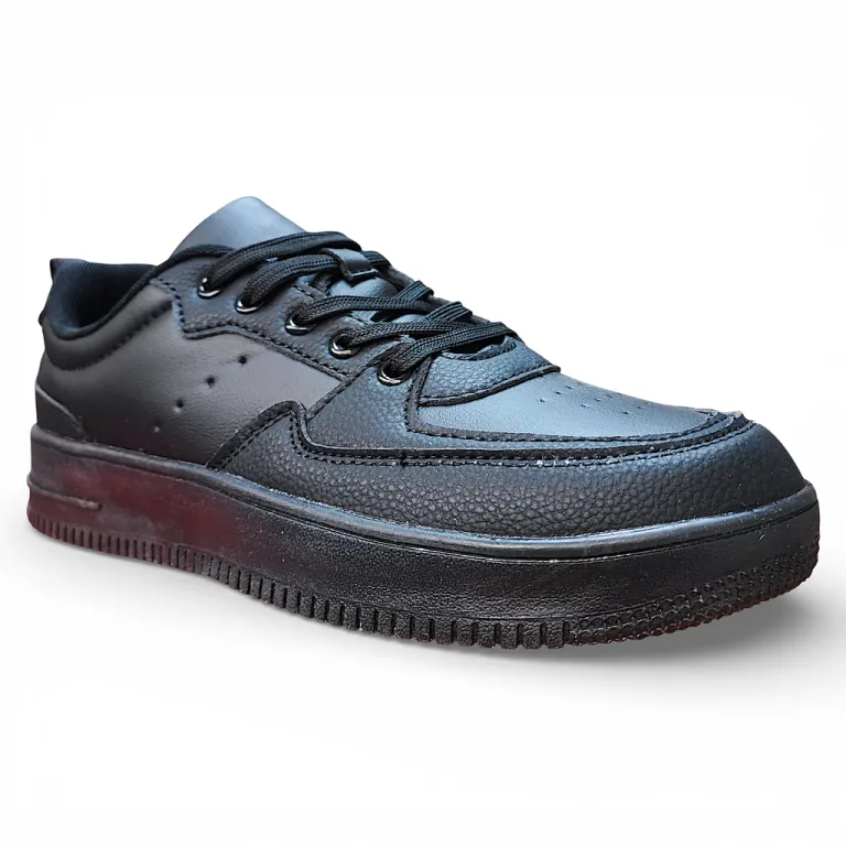 Zapatilla Hombre Negra Urbana All Black Everix