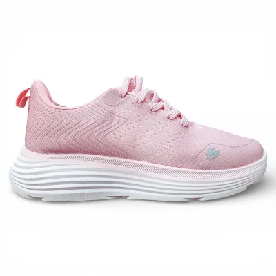 Zapatilla Mujer Rosada Deportiva Malla Everix
