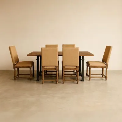 Juego de Comedor bolton 6 Sillas Pmetal CIC