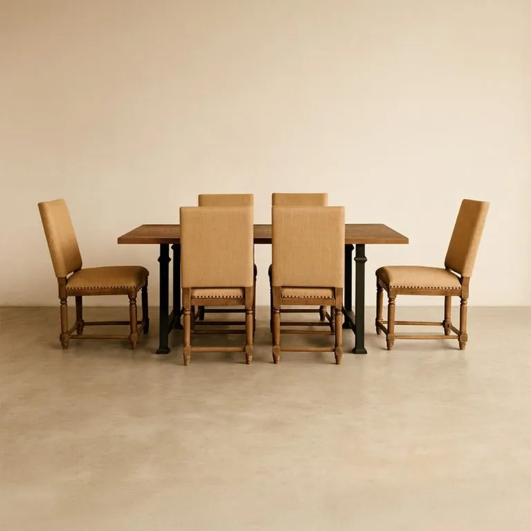 Juego de Comedor bolton 6 Sillas Pmetal CIC