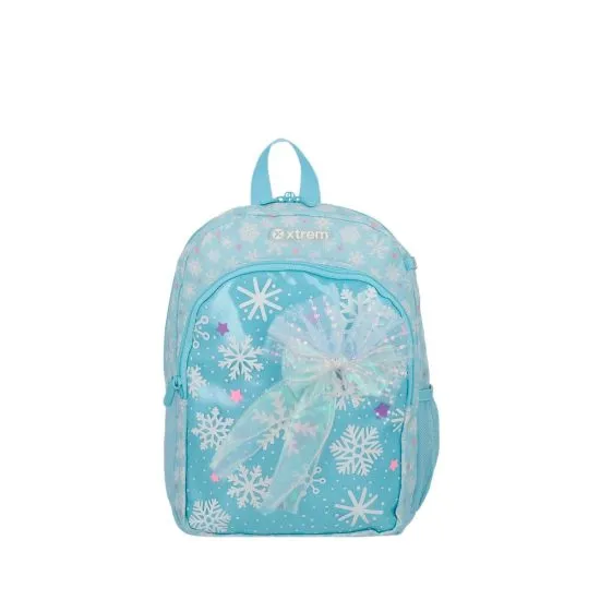 Mochila Escolar Kinder 6XT Celeste Snow Xtrem