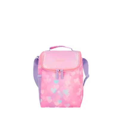 Lonchera térmica Froster corazones Rosada Xtrem