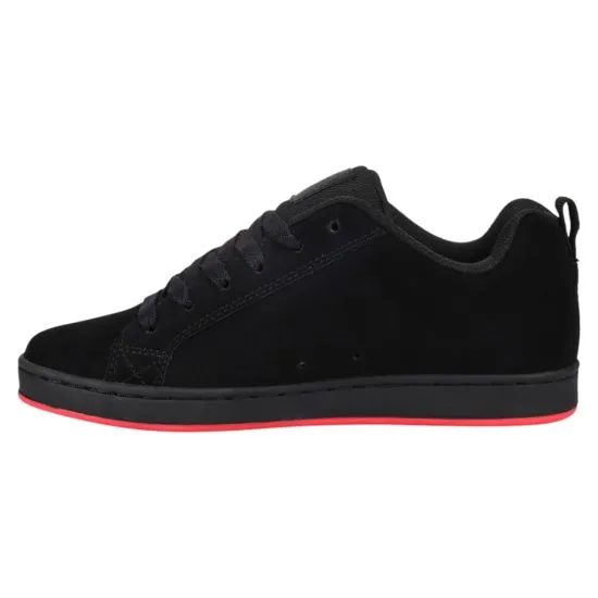 Zapatilla Mujer Court Graffik Black Red DC - Imagen 3