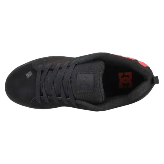 Zapatilla Mujer Court Graffik Black Red DC - Imagen 5