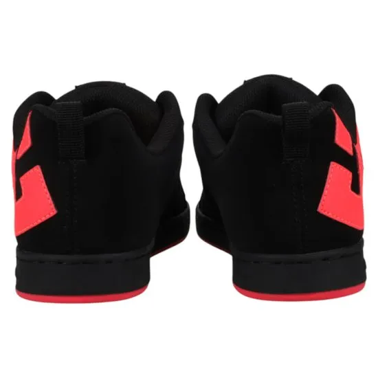 Zapatilla Mujer Court Graffik Black Red DC - Imagen 6