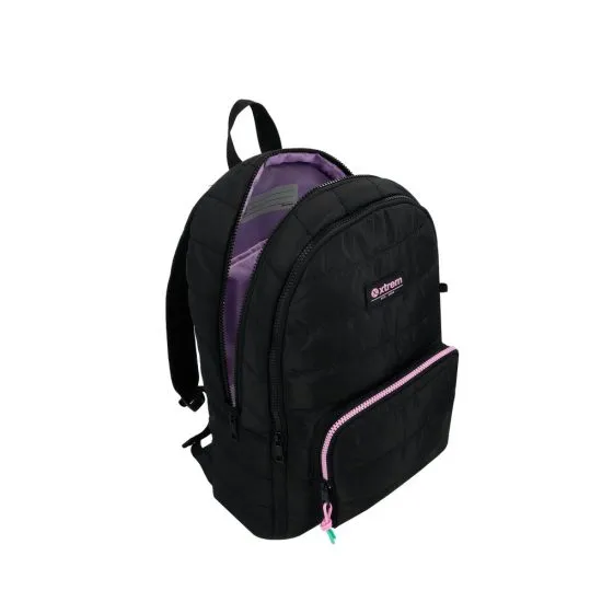 Mochila 14" Hamilton Negra - Lila Xtrem - Imagen 10