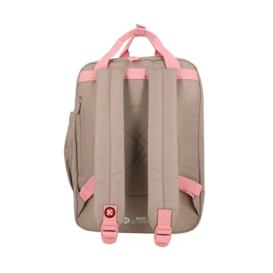 Mochila 15" Monroe rosada-beige Xtrem - Imagen 3