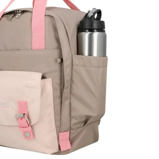 Mochila 15" Monroe rosada-beige Xtrem - Imagen 5