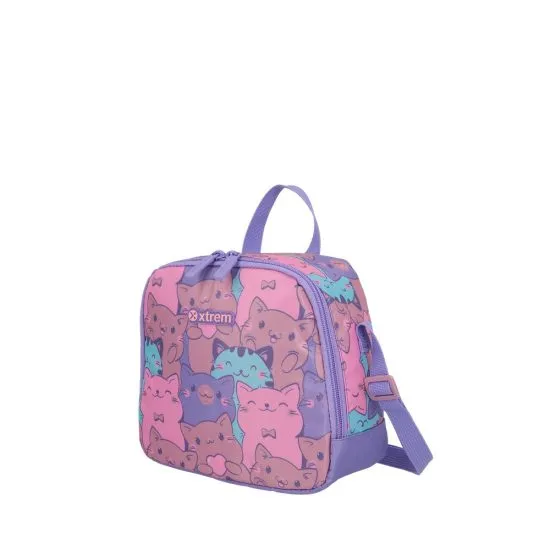 Mochila + sackpack + lonchera Minipack gatos Xtrem - Imagen 3