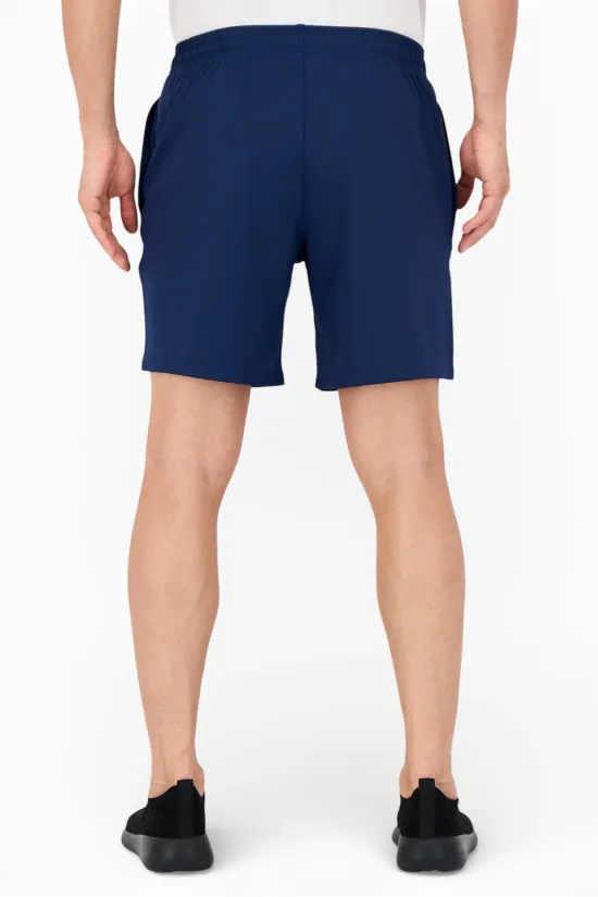 Short Deportivo Hombre Azul Marino Training Fit Drawstring Reebok - Imagen 2