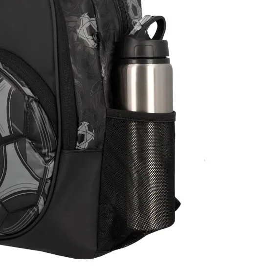 Mochila escolar Logan Fútbol Negra Xtrem - Imagen 4