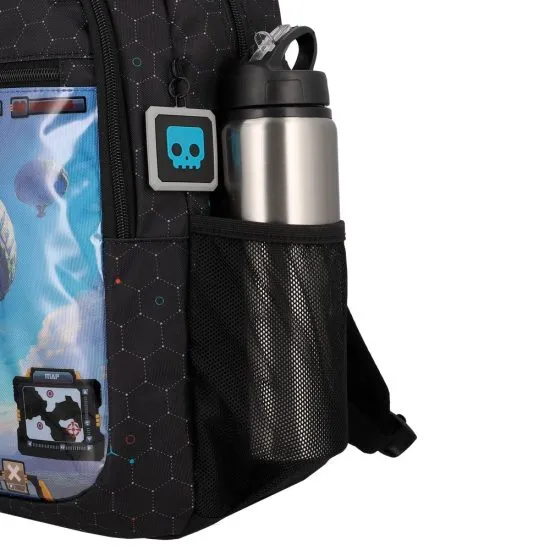 Mochila escolar Logan Videogame Negra Xtrem - Imagen 9