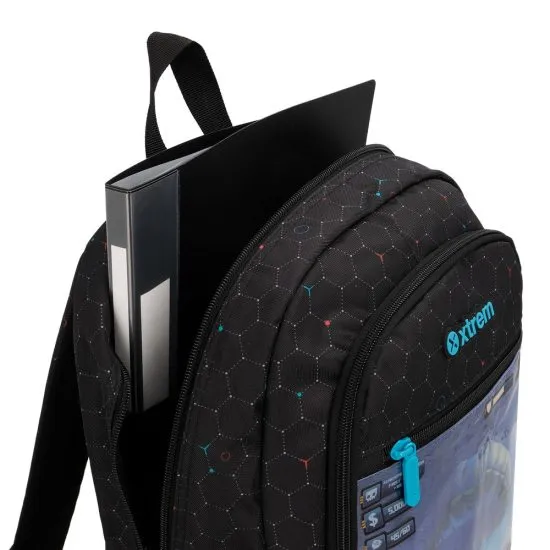 Mochila escolar Logan Videogame Negra Xtrem - Imagen 10