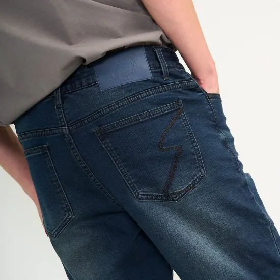 Jeans Hombre Relaxed Jogger Denim Azul Oscuro Ellus - Imagen 5