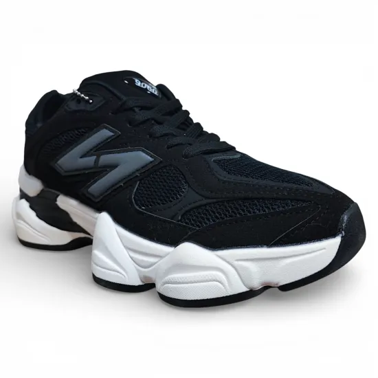 Zapatilla Hombre Black Motion Chunky New Walk - Imagen 3