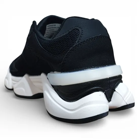 Zapatilla Hombre Black Motion Chunky New Walk - Imagen 5