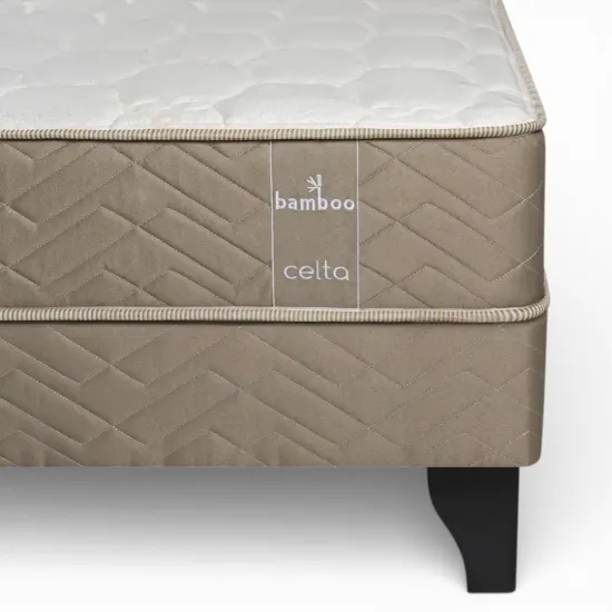 Cama Europea Bamboo 2 Plaza Base Dividida Celta - Imagen 3