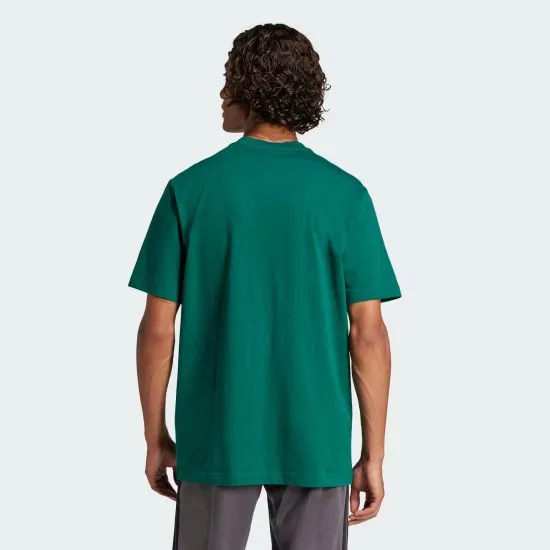 Polera Adidas Essentials Small Logo Single Jersey Verde Adidas - Imagen 3