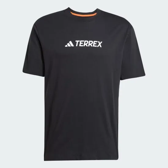 Polera Hombre Terrex Classic Logo Negro Adidas - Imagen 2