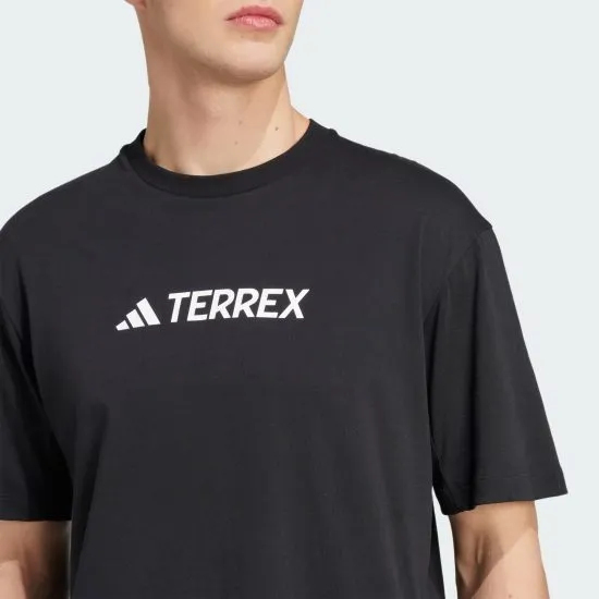 Polera Hombre Terrex Classic Logo Negro Adidas - Imagen 3