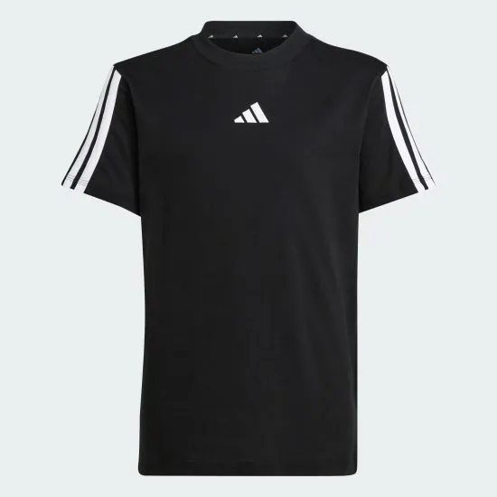 Polera Essentials Juvenil Negro Adidas - Imagen 7