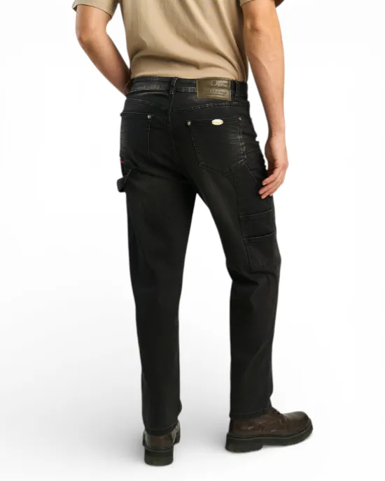 Jeans Hombre Relaxed Carpinter Black Oil Ring Ellus - Imagen 2