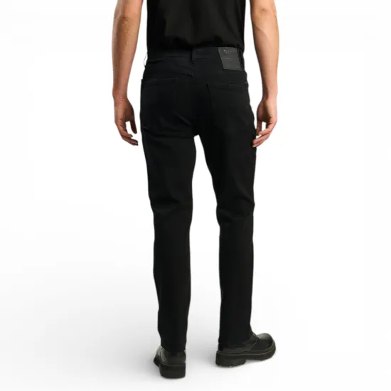 Jeans Hombre Straight Black Ellus - Imagen 2