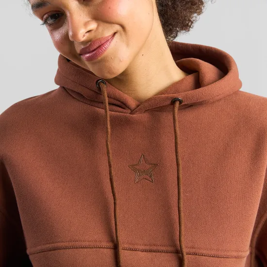 Polerón Mujer Hoodie Loose Fit Café Il Gioco - Imagen 4