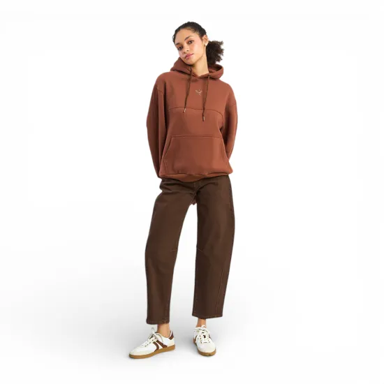 Polerón Mujer Hoodie Loose Fit Café Il Gioco - Imagen 5