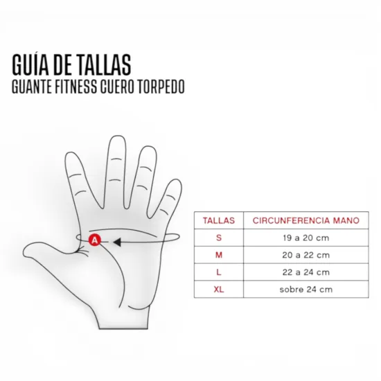 Guante Fitness Cuero Ng Torpedo - Imagen 4