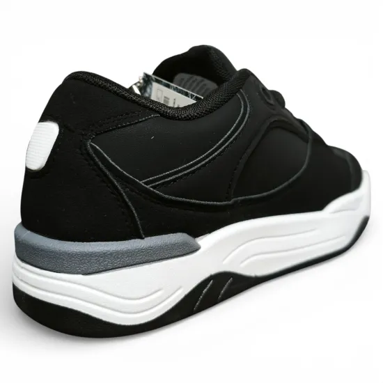 Zapatilla Mujer Negra Blanca Plataforma Urbana New Walk - Imagen 2