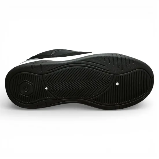 Zapatilla Mujer Negra Blanca Plataforma Urbana New Walk - Imagen 6