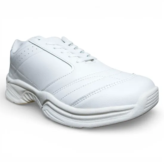 Zapatilla Mujer Escolar Blanca Plataforma Colegio New Walk - Imagen 3