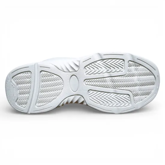 Zapatilla Mujer Escolar Blanca Plataforma Colegio New Walk - Imagen 5