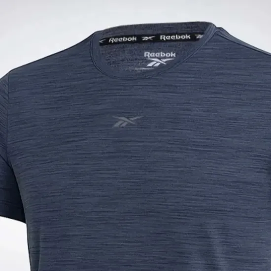 Polera Training Hombre Id Train Azul Reebok - Imagen 3