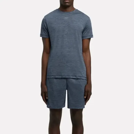 Polera Training Hombre Id Train Azul Reebok - Imagen 4