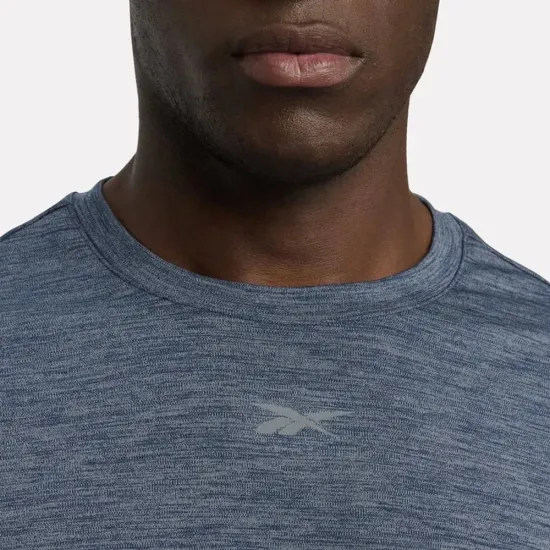 Polera Training Hombre Id Train Azul Reebok - Imagen 6