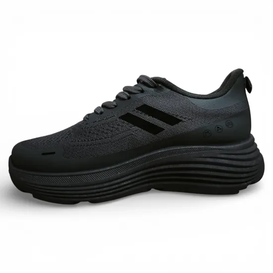 Zapatilla Hombre Gris Malla Running 1503-0398 Everix - Imagen 3