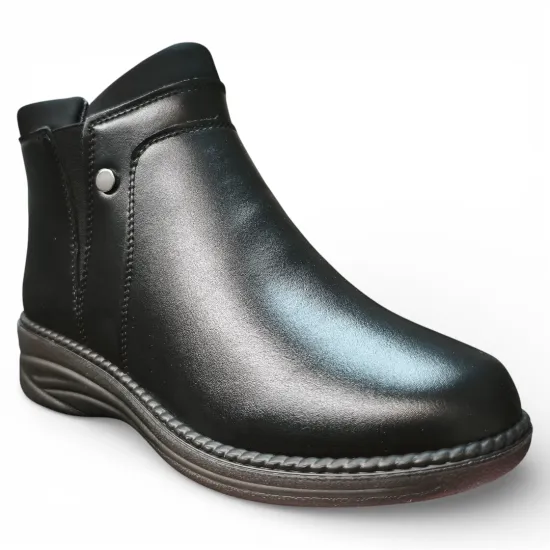 Botín Mujer Firenze Confort Negro Bonny Franco - Imagen 6