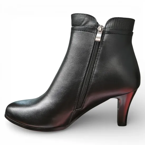 Botín Mujer Aurora Negro Elegante Bonny Franco - Imagen 2